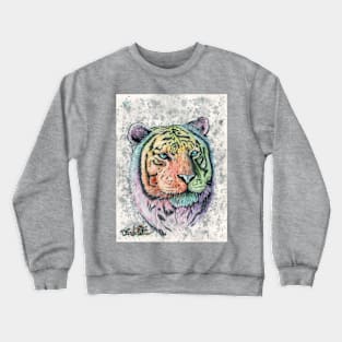 rainbow tiger Crewneck Sweatshirt